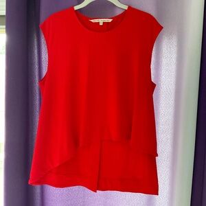 Rachel Roy, Red Sleeveless Blouse